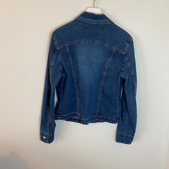 Live a little Denim Jacket Size Small - Picture 7 of 7
